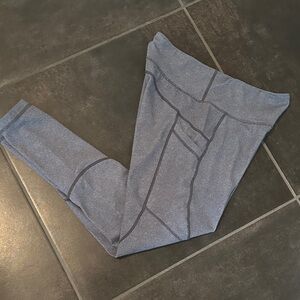 Grayish Blue Athletic Leggings